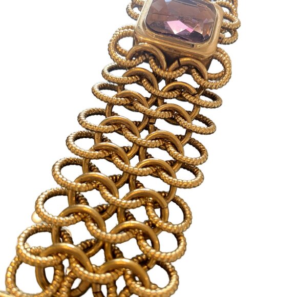 Roberto Cavalli Gold Colored Chain Watch - Picture 2 of 7